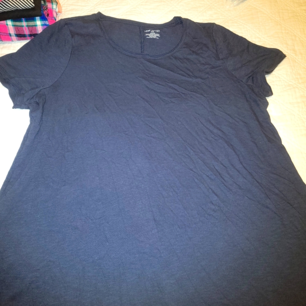 Lane Bryant Navy swing top